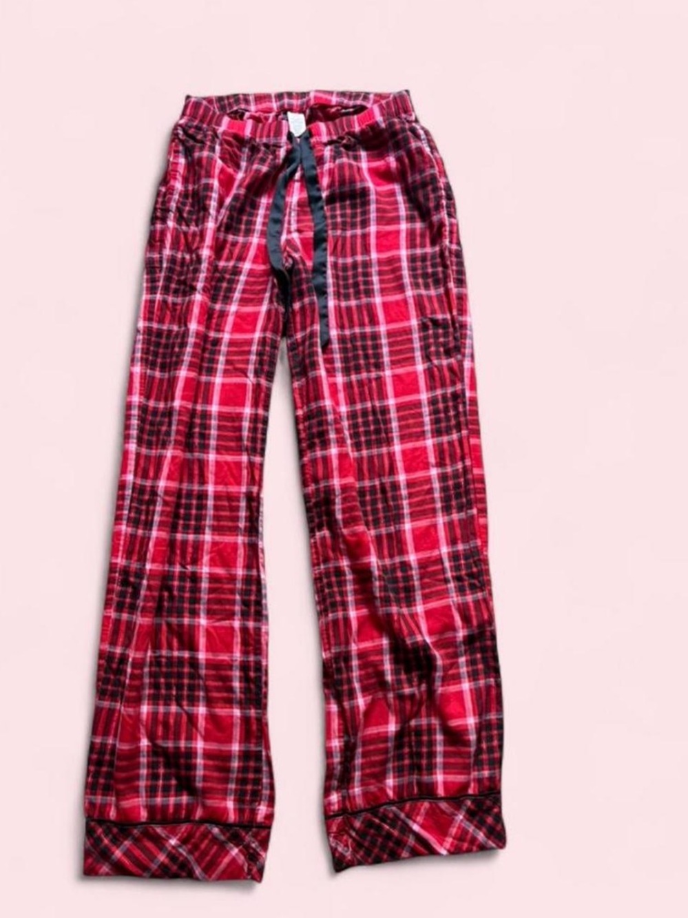 Victoria's Secret Red Plaid Flannel Pajama Pants